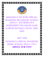 Maths Grade 9 and 10 Worksheet 2016.pdf